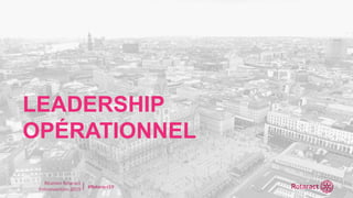 Réunion Rotaract
Préconvention 2019 #Rotaract19
LEADERSHIP
OPÉRATIONNEL
 