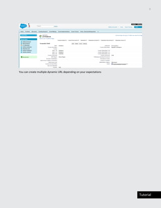 8
Tutorial
You can create multiple dynamic URL depending on your expectations
 