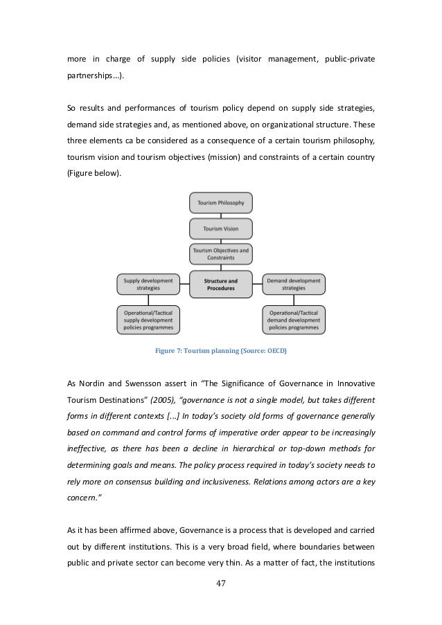 Thesis in evolution of tourism planning