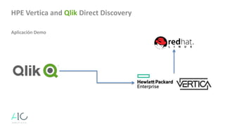 HPE Vertica and Qlik Direct Discovery
Aplicación Demo
 