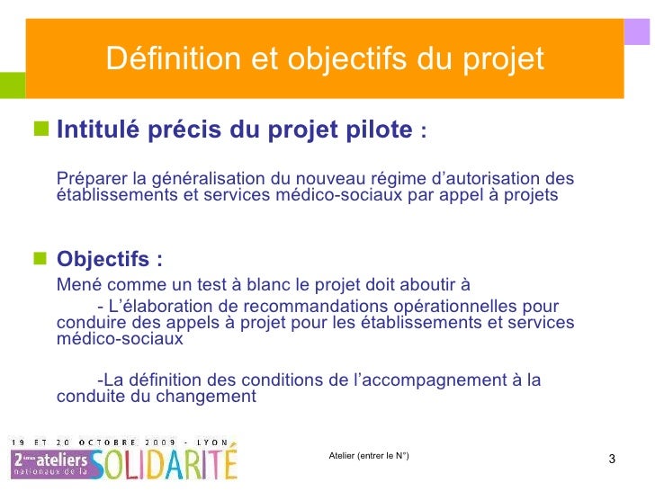 Jeanne Brousse Appel A Projet Sur Le Secteur Medico Social Le Pro