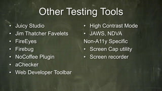 Accessibility Testing 101 | PPTX