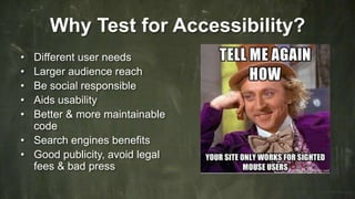 Accessibility Testing 101 | PPTX