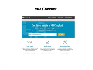 508 Checker
 