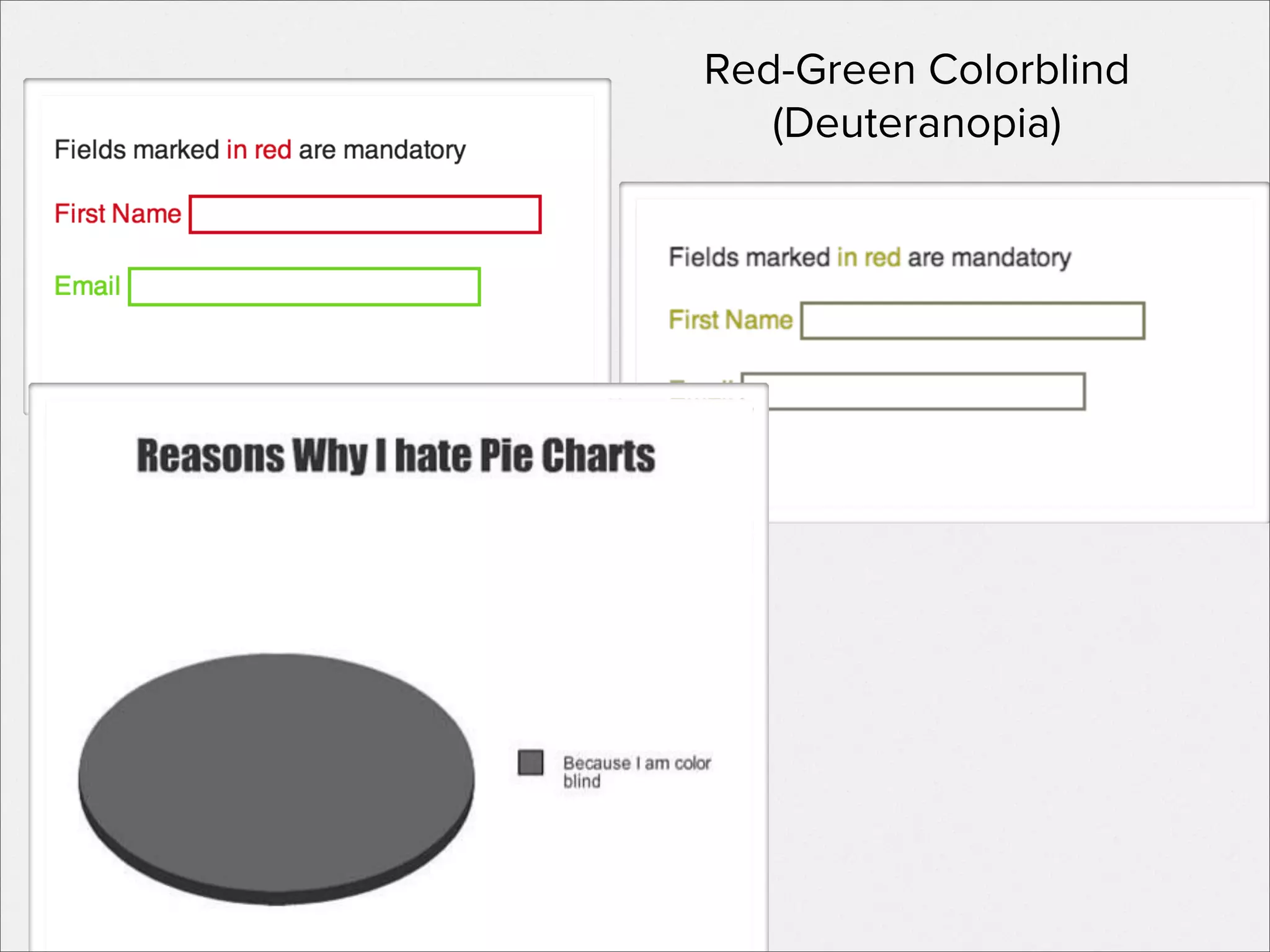 Red-Green Colorblind
(Deuteranopia)

 