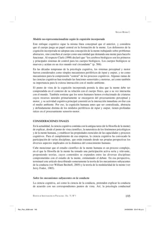 LA CIENCIA COGNITIVA Y EL ESTUDIO DE LA MENTE | PDF