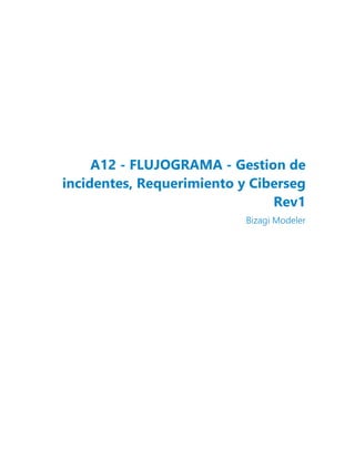 A12 - FLUJOGRAMA - Gestion de
incidentes, Requerimiento y Ciberseg
Rev1
Bizagi Modeler
 