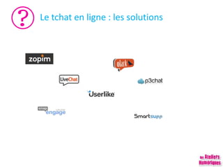 Le tchat en ligne : les solutions
 