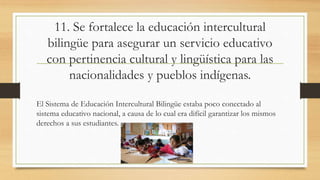 Reglamento a la Ley Orgánica de Educación Intercultural (LOEI) | PPTX