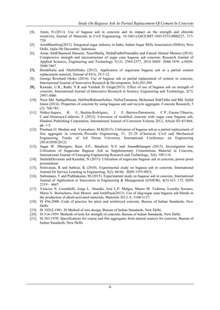 Study on Bagasse Ash As Partial Replacement of Cement in Concrete | PDF