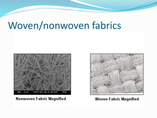 Woven/nonwoven fabrics
 