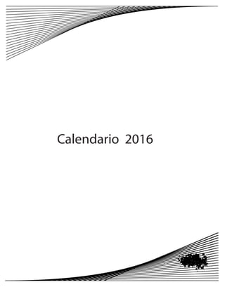 Calendario 2016
 