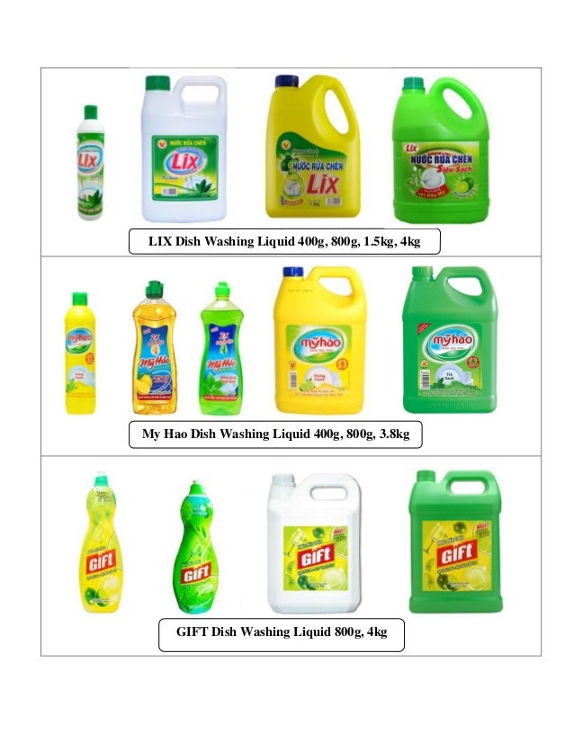 CATALOG DISH WASHING LIQUID