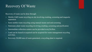 Waste Disposal and Recycling | PPTX