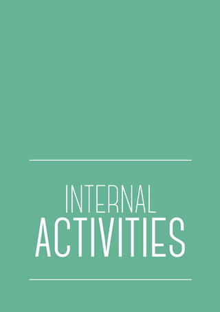 INTERNAL
ACTIVITIES
 