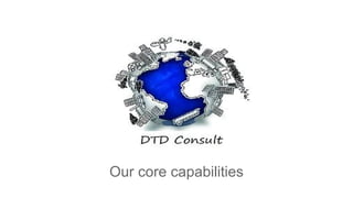 Our core capabilities
 