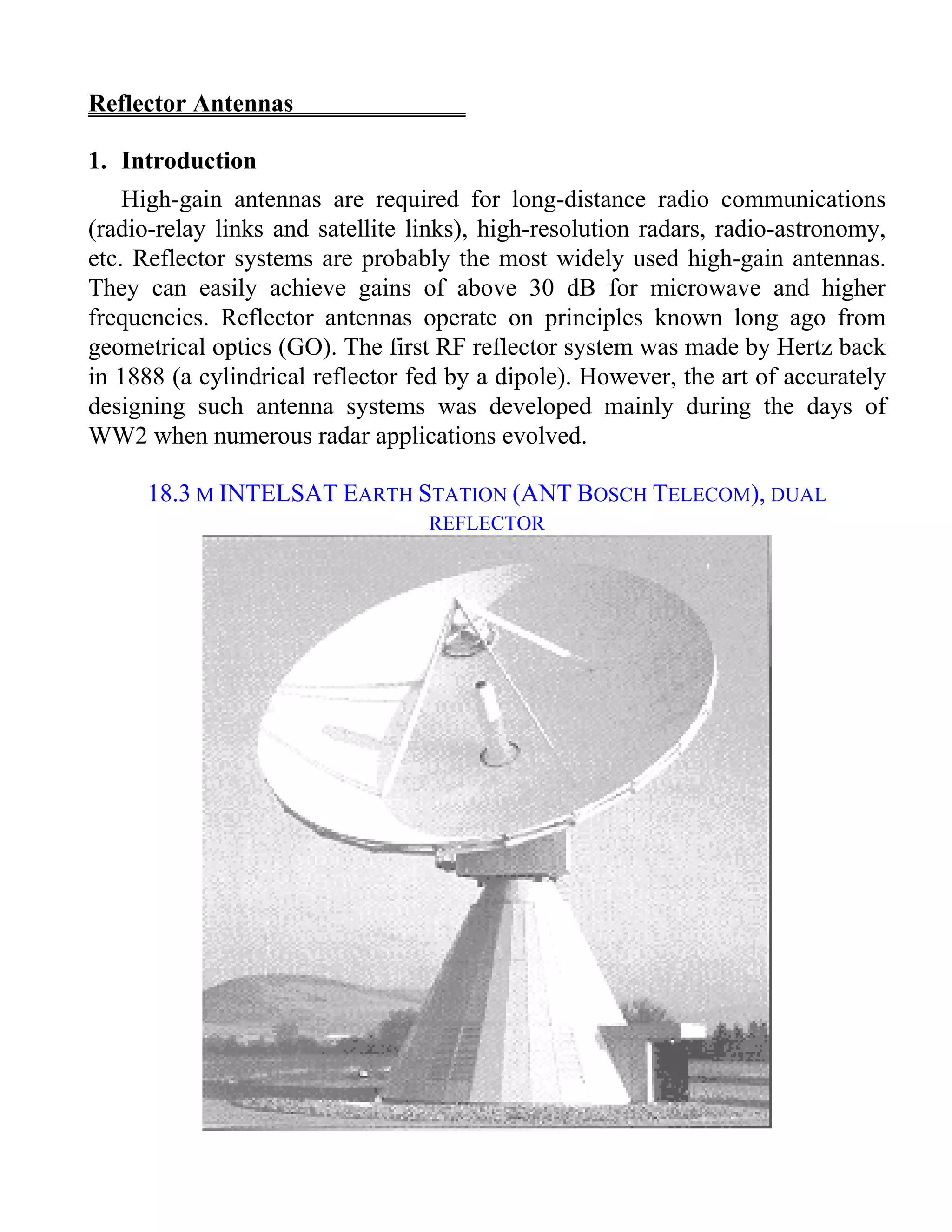 Reflector Antenna PDF