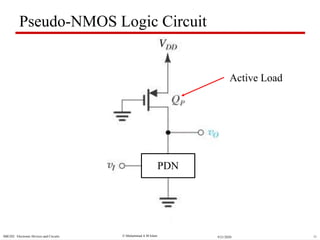 A14 sedra ch 14 advanced mos and bipolar logic circuits | PPSX