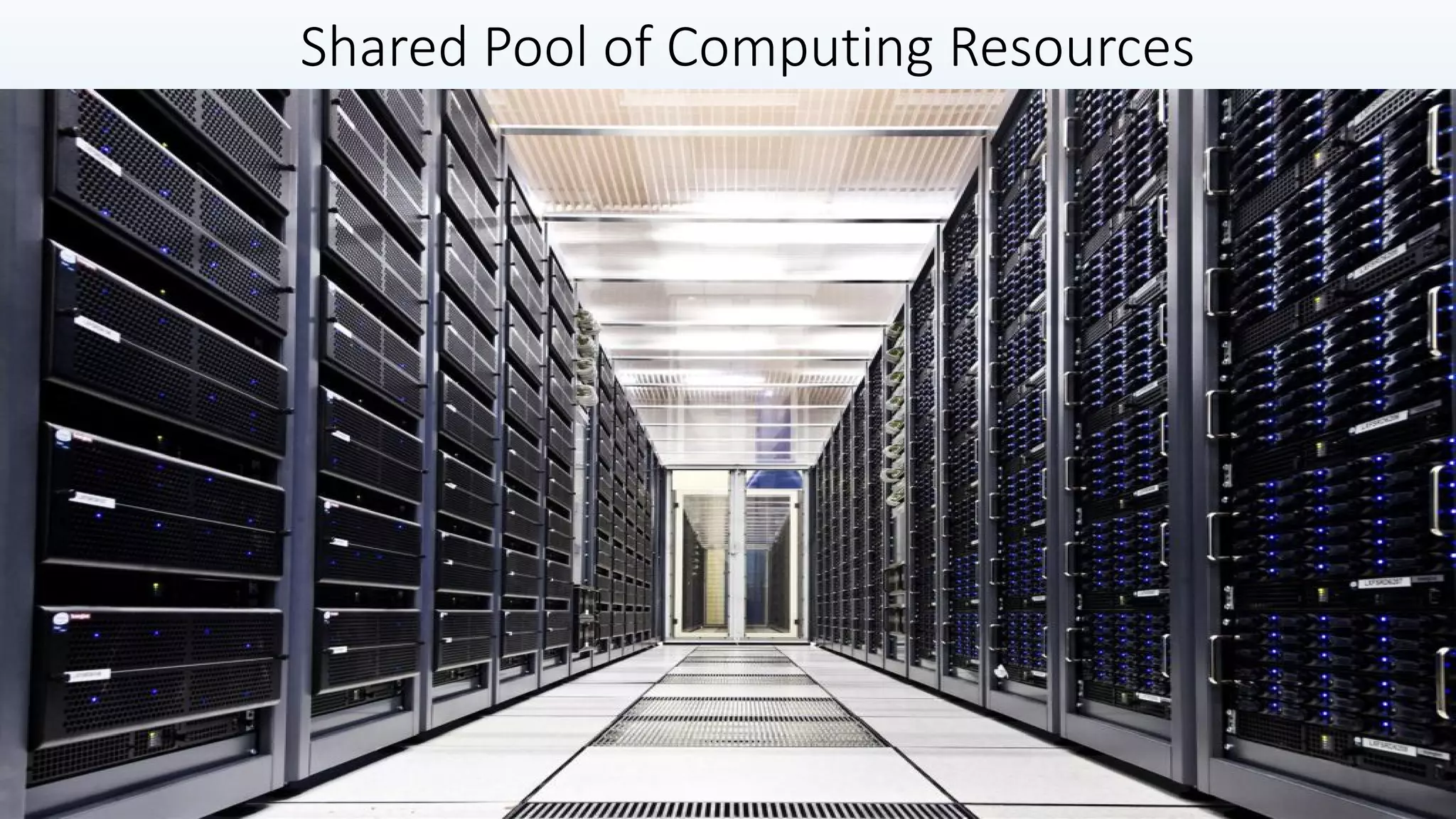 Shared Pool of Computing Resources
 