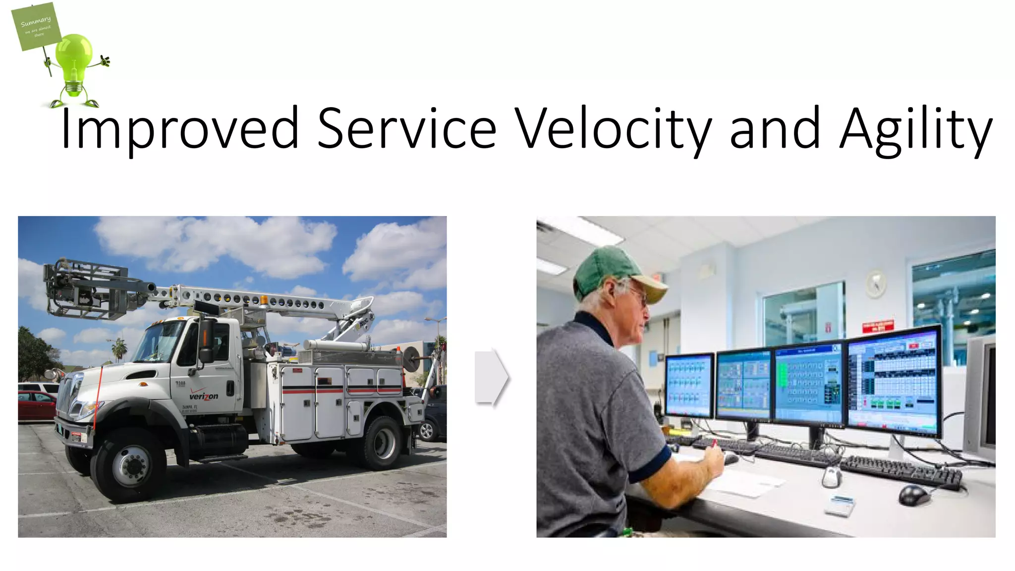 Improved Service Velocity and Agility
 