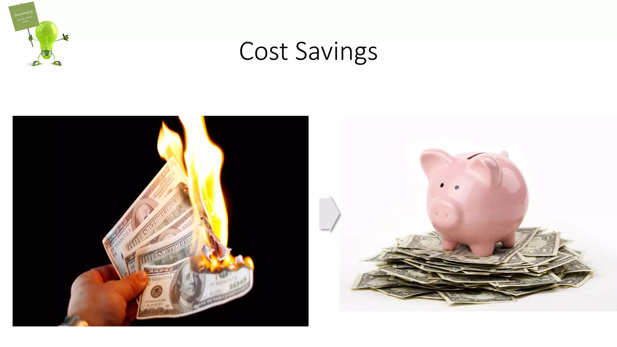 Cost Savings
 