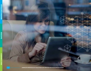 WHYCOMARCHBSS/OSSPORTFOLIOSUCCESSWHYCOMARCHBSS/OSSPORTFOLIOSUCCESS
2 COMPLETE PORTFOLIO OF IT SOLUTIONS AND SERVICES FOR TELECOMMUNICATIONS
 