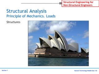 Haward Technology Middle East 82
Structural Engineering for
Non-Structural Engineers
Section 1
Structural Analysis
Principle of Mechanics. Loads
 