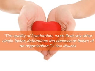 © Sioux 2016 | Confidential | 14
“The quality of Leadership, more than any other
single factor, determines the success or failure of
an organization.” – Ken Nowack
 