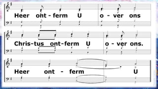 Heer ontferm U over ons Christus ontferm U over ons. (Desoete Carlos)