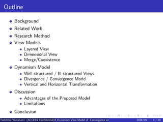 View Convergence A Dynamism View Model of Convergence and Divergence of IoT ...