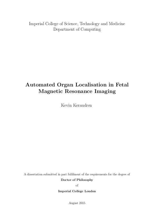Imperial college phd thesis
