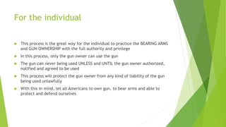 GUN CONTROL PROJECT | PPTX