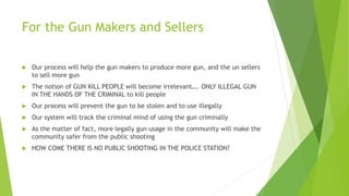 GUN CONTROL PROJECT | PPTX