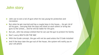 GUN CONTROL PROJECT | PPTX