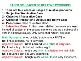 A1 ADJECTIVE CLAUSE ...