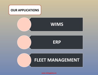 OUR APPLICATIONS
www.cfclogistics.in
 