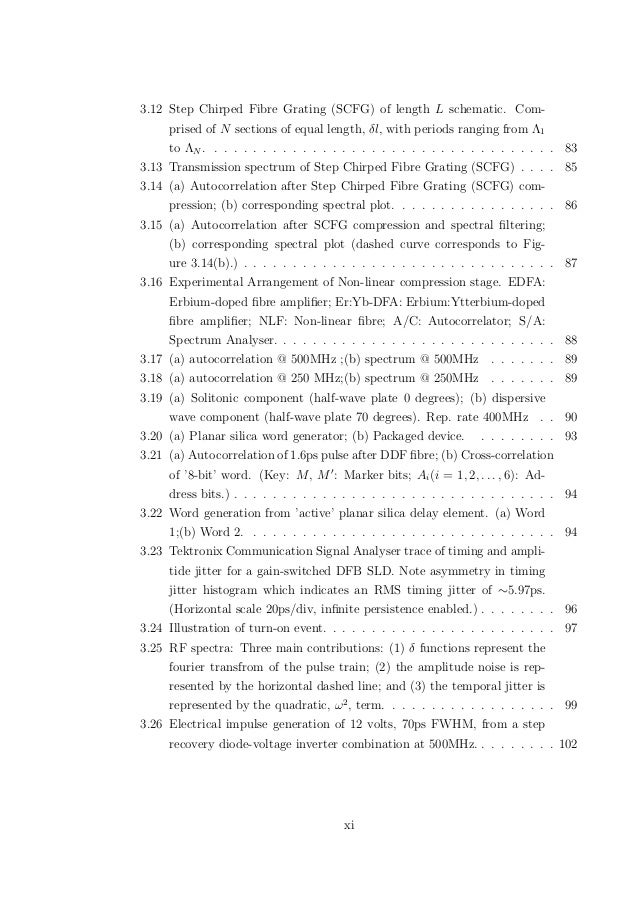 Thesis on edfa