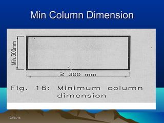 02/24/1502/24/15
Min Column DimensionMin Column Dimension
 