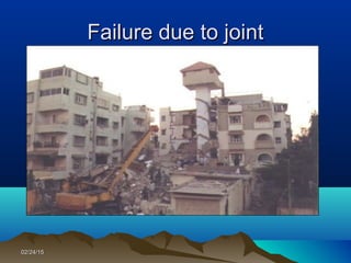 02/24/1502/24/15
Failure due to jointFailure due to joint
 