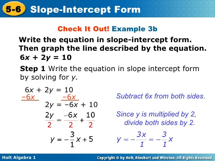 slope intercept form step by step
Chapter 12 Slope-Intercept Form slope intercept form step by step
Chapter 12 Slope-Intercept Form