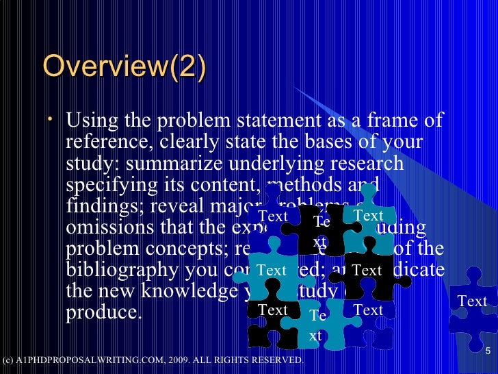 Phd topic selection