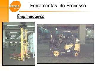 Ferramentas do ProcessoFerramentas do Processo
Empilhadeiras
 