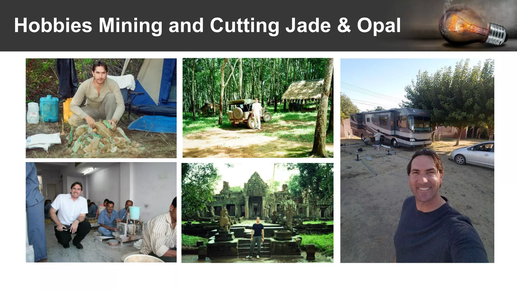 Hobbies Mining and Cutting Jade & Opal
 