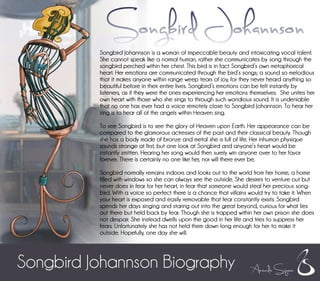 Amanda Squeo Character Design: Songbird Johansson