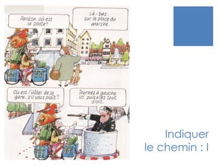 Indiquer
le chemin : I
 