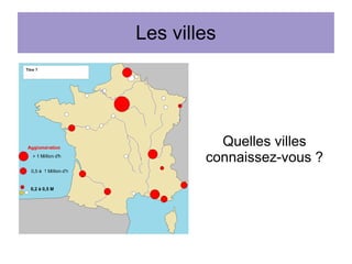 Les villes

Quelles villes
connaissez-vous ?

 