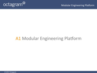 Modular	Engineering	Pla/orm	
A1	Modular	Engineering	Pla/orm	
	
©	2017	Octagram	
 