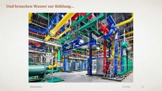 3/18/2016Philipp Klöckner 12
Budget hilft Google knappe Ressourcen effizient zu verwalten
• Crawling kostet Geld. Viel Geld. Geld ist eine knappe Ressource.
• Crawling Ressourcen müssen effizient (wirtschaftlich) genutzt werden
• Webseiten erhalten ein spezifisches „Crawling Budget“, abhängig von:
• PageRank™
• Content Quality (DC, thin content)
• Freshness / Change Frequency
• Relevanz & Nachfrage
• Page Speed? Host Load?
• vermutlich NICHT: n Dokumente pro Host
• SONDERN: „Datacenter Computing-Time“ pro Domain pro Zeiteinheit
• Crawling Budget Optimierung = Google helfen mehr mit weniger zu erreichen
 