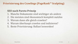 3/18/2016Philipp Klöckner 22
1. Maßnahme: Panda Diät – Schlank und RANKing!
 
