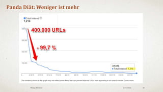 3/18/2016Philipp Klöckner 28
Effizienz: Weniger ist mehr
5x?
0,1% of Pages
 